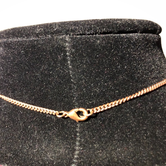 Copper Necklace with Looped Circle Pendant - Picture 3 of 5